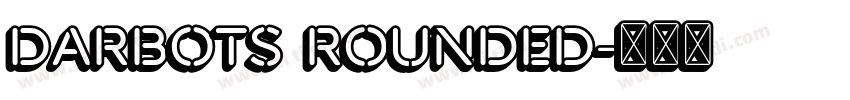 darbots rounded字体转换